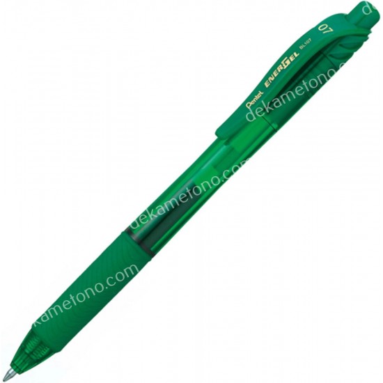 στυλο pentel liquid gel ink 0.7 πρασινο 02.12.0102