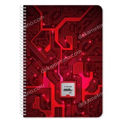 ΤΕΤΡΑΔΙΟ ΣΠΙΡΑΛ 17Χ25 3 ΘΕΜΑΤΩΝ, 90 ΦΥΛΛΑ