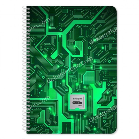 τετραδιο σπιραλ 17χ25 1 θεμα, 30 φυλλα 02.11.0355