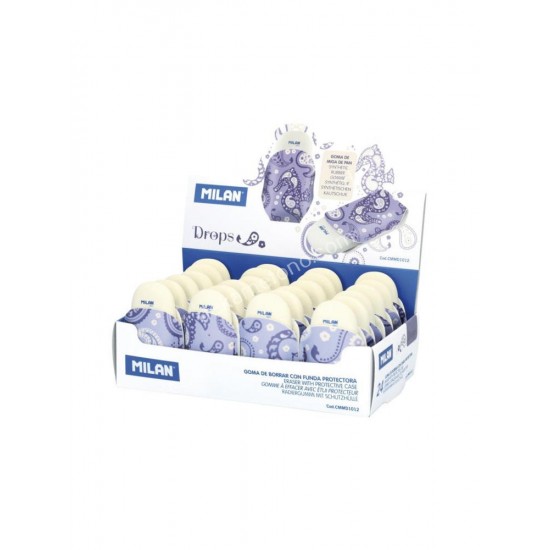 γομα λευκη με προστατευτικη θηκη drops milan 02.16.0061