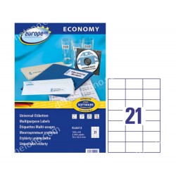 ΕΤΙΚΕΤΕΣ I+L+C 70X42,3MM 21 ΦΥΛΛΟ ΠΑΚΕΤΟ 100 ΦΥΛΛΩΝ AVERY