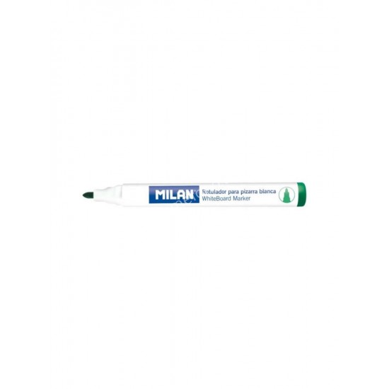 μαρκαδοροσ ασπροπινακα πρασινοσ στρογγυλη μυτη 5μμ μιlan 02.01.0026