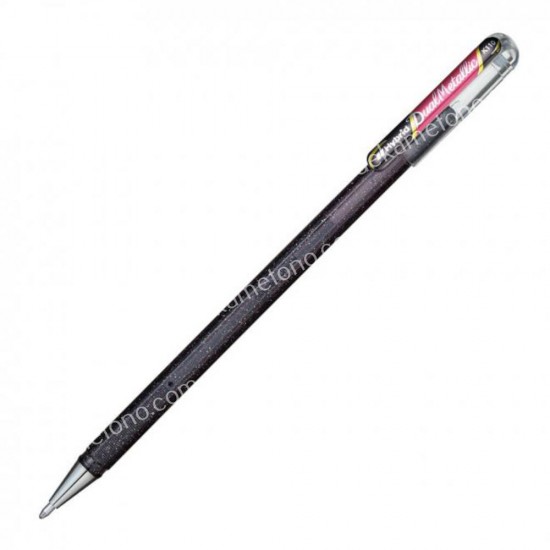 στυλο pentel dual metallic black-red 1.0mm k110 02.12.0320