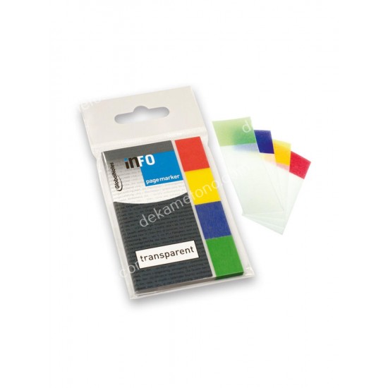 σελιδοδεικτεσ 4 χρωματα διαφανη 01.01.0021