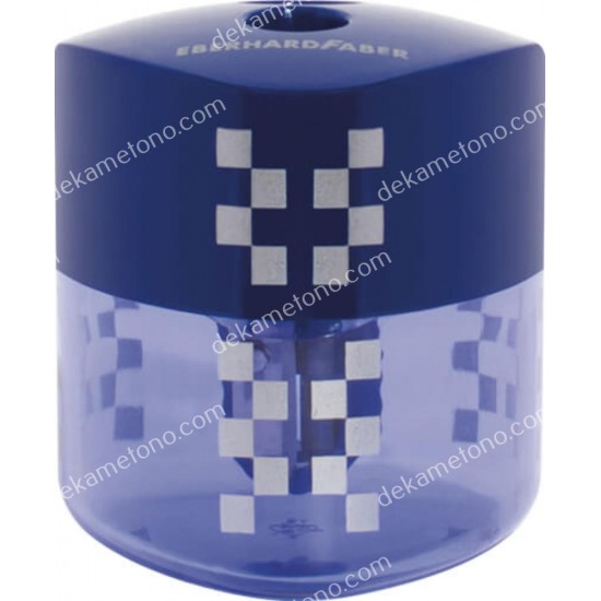 ξυστρα βαρελακι τριγωνικη με δυο τρυπεσ eberhardfaber μπλε 02.17.0026