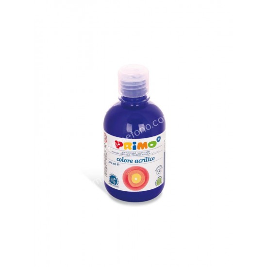 ακρυλικη τεμπερα μπουκαλι 300ml μπλε ultramarine primo 02.04.0057