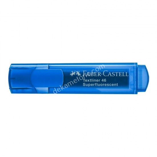 υπογραμμιστησ fluo 1546 μπλε faber castell 02.13.0013