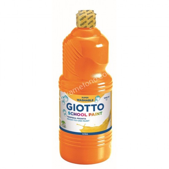 τεμπερα giotto σχολικη 1000ml πορτοκαλι 02.04.0043