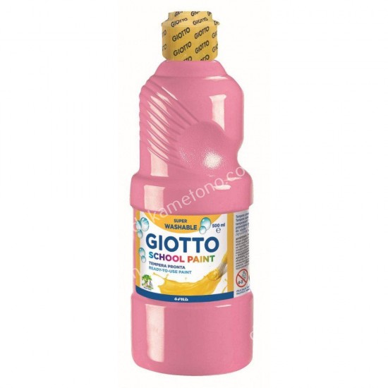 τεμπερα giotto σχολικη 500ml ροζ 02.04.0050