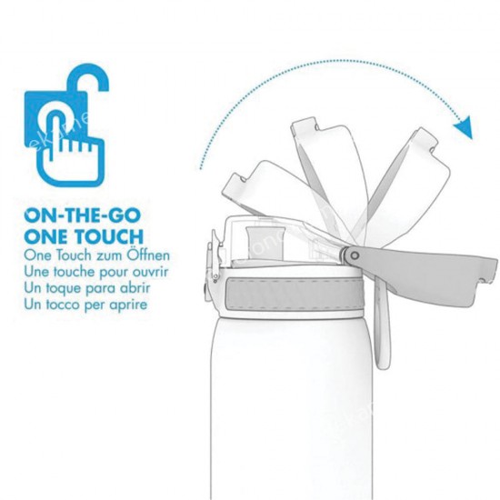 παγουρι πλαστικο ιον8 500ml σκυλακια 04.03.0056