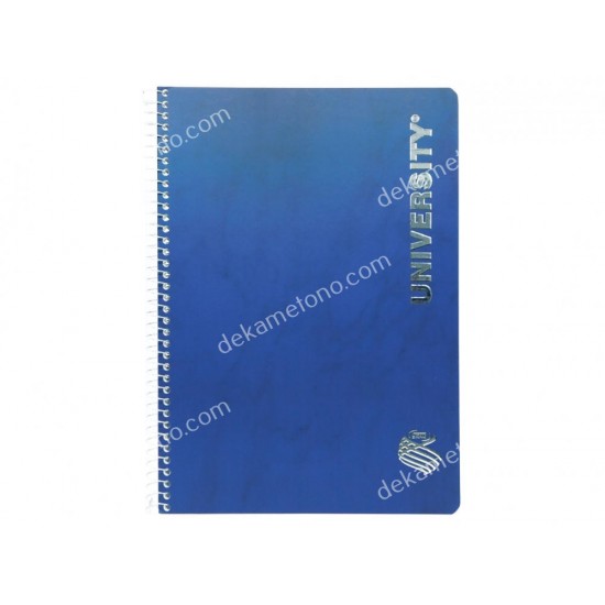 τετραδιο σπιραλ university silver 17*25 2θεματων νο9102 skag 02.11.0333