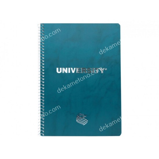 τετραδιο σπιραλ university silver 17*25 2θεματων νο9102 skag 02.11.0333