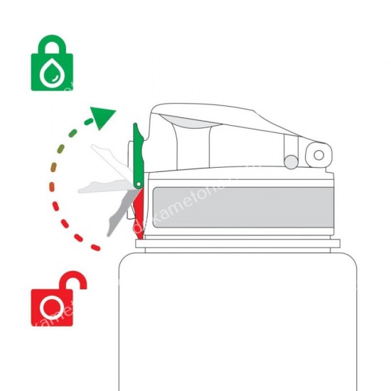 μεταλλικο παγουρι 600ml γκρι ιον8 04.03.0049