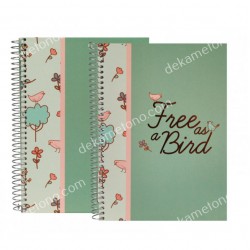 ΤΕΤΡΑΔΙΟ ΣΠΙΡΑΛ BIRDS A4 80ΦΥΛΛΑ