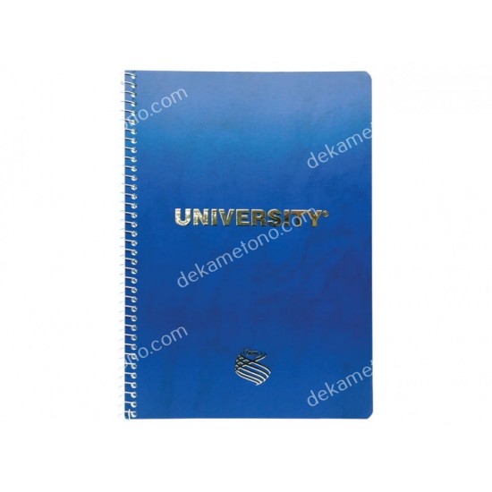 τετραδιο σπιραλ university gold a4 2θεματων νο9092 skag 02.11.0328