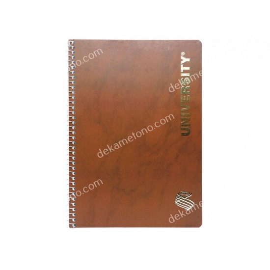 τετραδιο σπιραλ university gold a4 2θεματων νο9092 skag 02.11.0328
