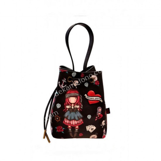 μικρη τσαντα πουγκι santoro gorjuss “mary rose” 08.00.0298