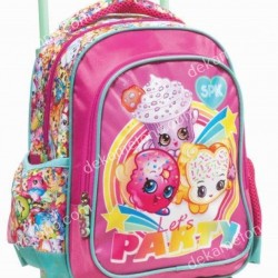 ΤΣΑΝΤΑ ΤΡΟΛΛΕΥ ΝΗΠΙΑΓΩΓΕΙΟΥ SHOPKIN LET S PARTY