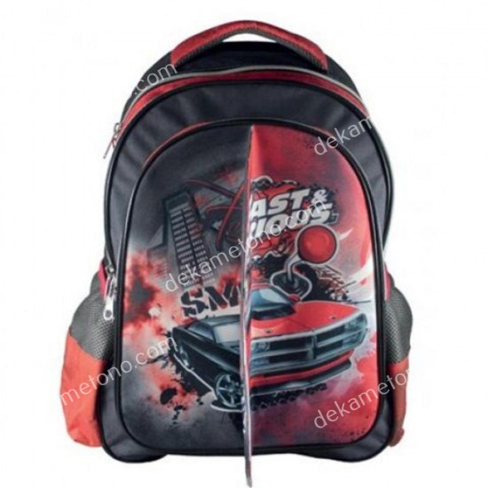 σακιδιο πλατησ fast & furious με διπλο μαγνητη 504408 03.03.0066