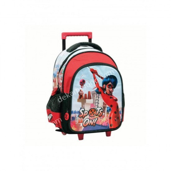 τσαντα τρολλευ νηπιαγωγειου miraculous ladybug super heroes 340-03072 03.00.0013
