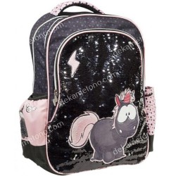 ΤΣΑΝΤΑ ΠΛΑΤΗΣ BACK ME UP THEODOR AND FRIENDS CARBON FLASH 367-00031