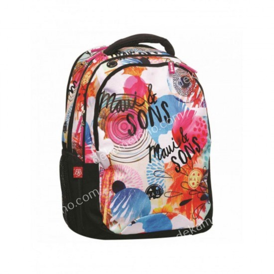 σακιδιο πλατησ maui & sons round flowers 339-64031 03.05.0033