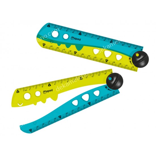 γεωμετρικοσ χαρακασ 30cm πτυσσομενοσ croc croc 02.20.0058