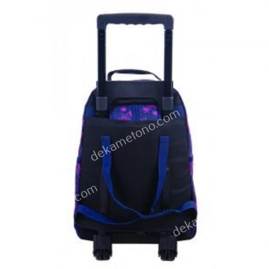 τσαντα trolley pulse wheels jeans flower 120826 03.02.0000