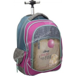 ΤΣΑΝΤΑ ΤΡΟΛΛΕΥ FOREVER FRIENDS TWEED 333-40074