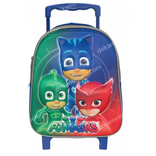 τσαντα τρολλευ νηπιαγωγειου pjmasks 03.00.0041