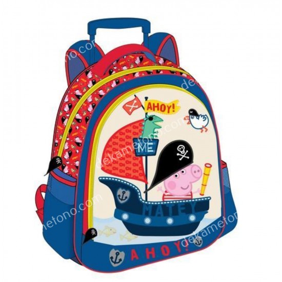 τσαντα τρολλευ νηπιαγωγειου peppa 03.00.0036