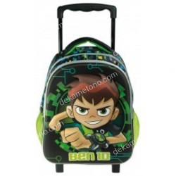 ΤΣΑΝΤΑ ΤΡΟΛΛΕΥ ΝΗΠΙΑΓΩΓΕΙΟΥ BEN10 3D 500217