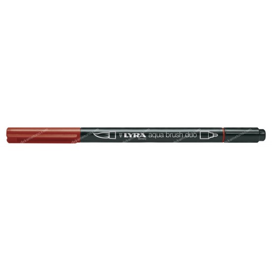 μαρκαδοροσ πινελο aqua brush duo venetian red 02.03.0060