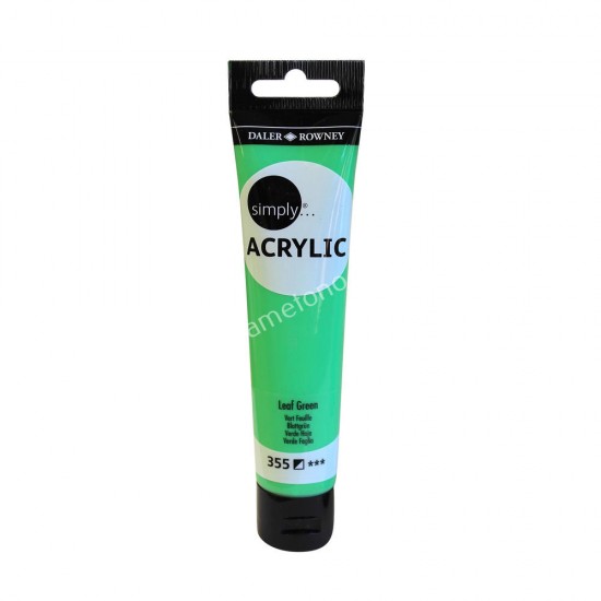 ακρυλικο χρωμα ζωγραφικησ simply 75 ml leaf green 02.06.0034