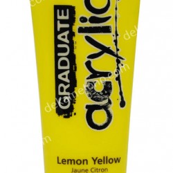 ΑΚΡΥΛΙΚΟ ΧΡΩΜΑ ΖΩΓΡΑΦΙΚΗΣ GRADUATE ACRYLIC 120ML LEMON YELLOW