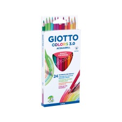 ΞΥΛΟΜΠΟΓΙΕΣ ΑΚΟΥΑΡΕΛΑΣ GIOTTO COLORS 3.0 24TEM