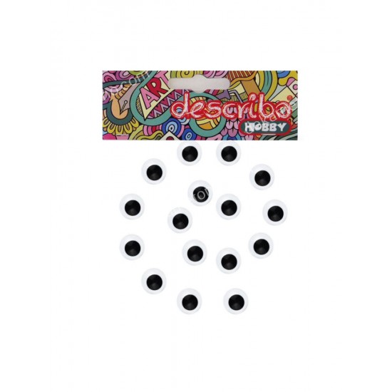 ματακια μαυρα 20 mm σετ 80 τεμaχιων describo 07.00.0670