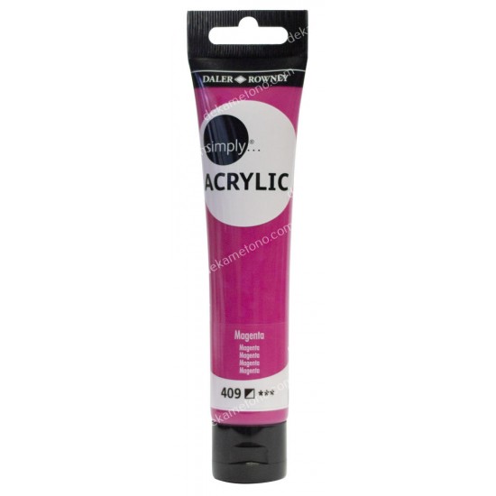 ακρυλικο χρωμα ζωγραφικησ simply 75 ml magenta 02.06.0037