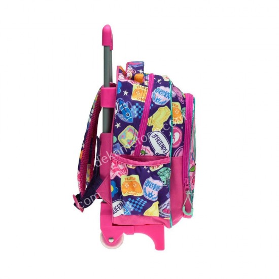 τσαντα τρολλευ νηπιου barbie power pastels 03.00.0077