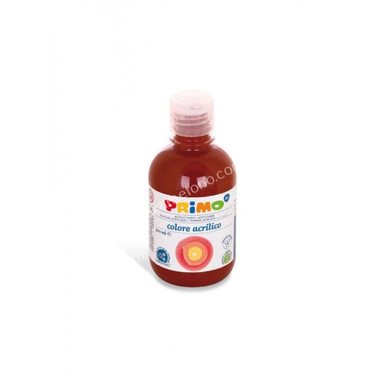ακρυλικη τεμπερα μπουκαλι 300ml brunt sienna primo 02.04.0096