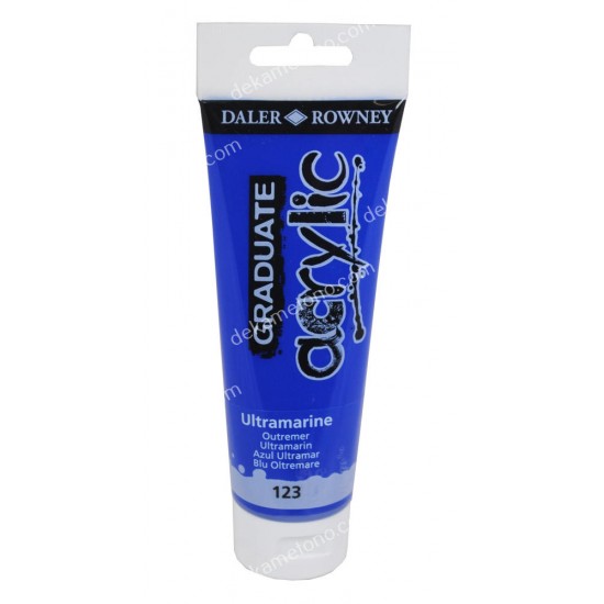 ακρυλικο χρωμα ζωγραφικησ graduate acrylic 120ml ultra blue 02.06.0023