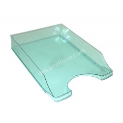 ΧΑΡΤΟΘΗΚΗ ΠΛΑΣΤΙΚΗ ΔΙΑΦΑΝΗ ΜΠΛΕ DESCRIBO