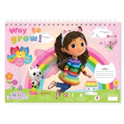 ΜΠΛΟΚ ΖΩΓΡΑΦ GABBYS DOLLHOUSE 23X33 40ΦΥΛ ΑΥΤΟΚ-ΣΤΕΝΣΙΛ- 2ΣΕΛ ΧΡ 2ΣΧ