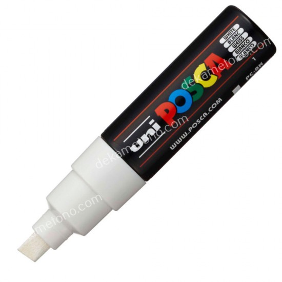 μαρκαδοροσ uni posca pc-8k ασπρο 02.03.0076