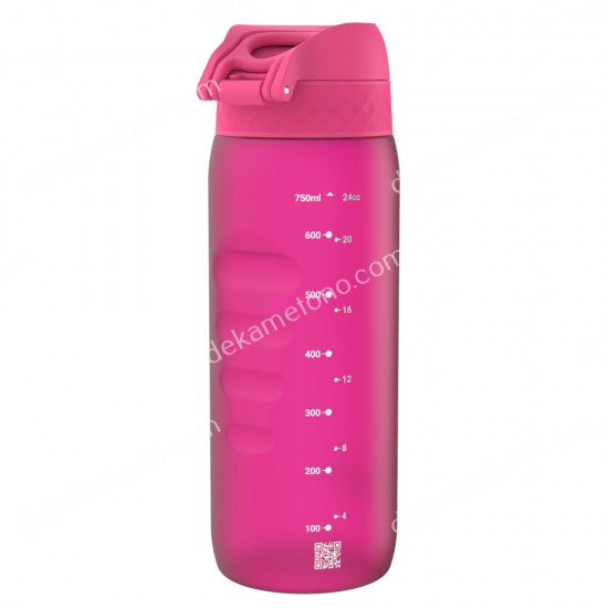 παγουρι πλαστικο ιον8 slim 750ml ροζ 04.03.0106