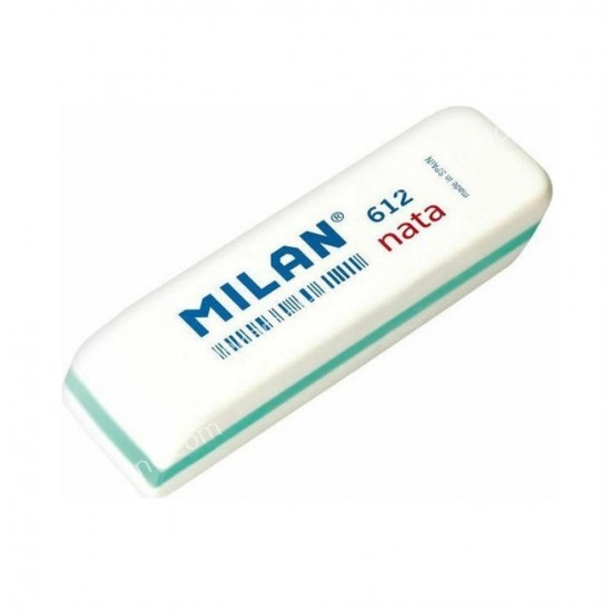 γομα λευκη πλαστικη με ριγα milan 02.16.0066