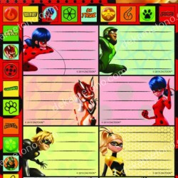 ΕΤΙΚΕΤΕΣ ΜΕ ΑΥΤΟΚΟΛΛΗΤΑ LADYBUG