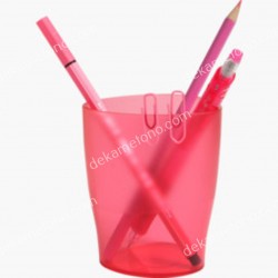 ΜΟΛΥΒΟΘΗΚΗ ΠΛΑΣΤΙΚΗ ΔΙΑΦΑΝΗ ΧΡΩΜΑ ΚΟΚΚΙΝΟ