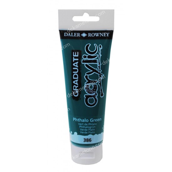 ακρυλικο χρωμα ζωγραφικησ graduate acrylic 120ml phthalo green 02.06.0026