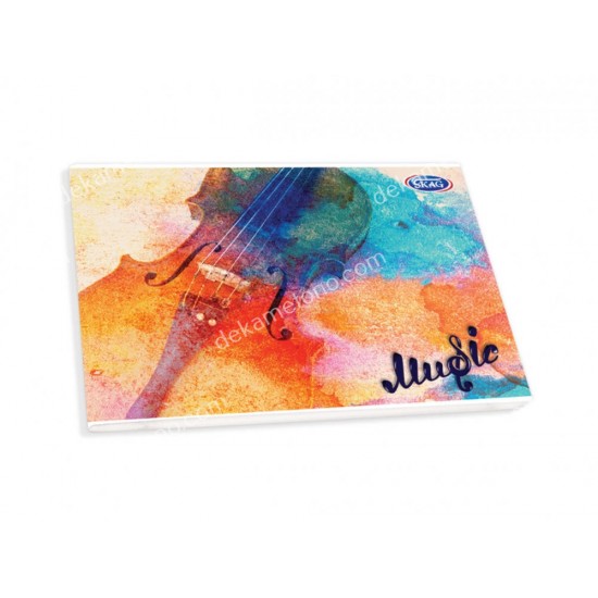 τετραδιο μουσικησ πλαγιο 40φυλλων skag 02.11.0176